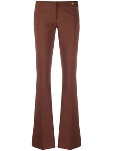 Câllas Milano pantalon de costume Jules à coupe évasée - Marron