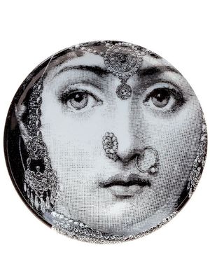 Fornasetti sous verre "Tema e variazioni" - Gris