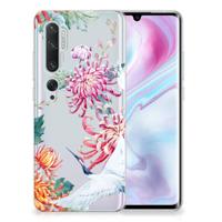 Xiaomi Mi Note 10 Pro | TPU Hoesje | Bird Flowers