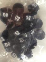 MB zwart/wit 80 voor op kledinghanger