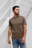 EA7 Emporio Armani 8NPT25 T-Shirt Heren Donkerbruin - Maat L - Kleur: Donkerbruin | Soccerfanshop