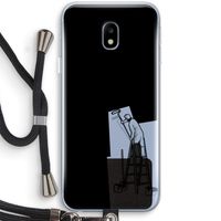 Musketon Painter: Samsung Galaxy J3 (2017) Transparant Hoesje met koord
