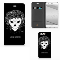 Mobiel BookCase Huawei P10 Plus Skull Hair - thumbnail