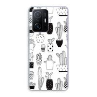 Cactusmotief: Xiaomi 11T Transparant Hoesje