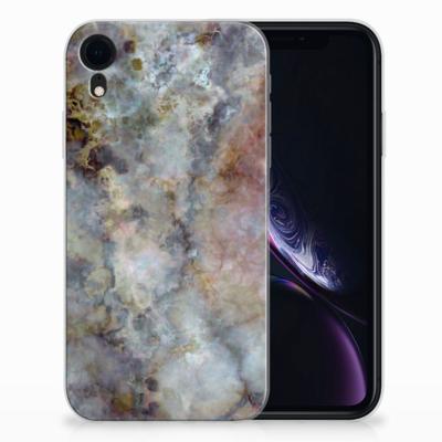 Apple iPhone Xr | TPU | Siliconen hoesje | Marmer Grijs