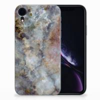 Apple iPhone Xr | TPU | Siliconen hoesje | Marmer Grijs