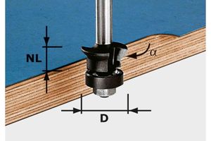 Festool Accessoires HW S8 D24/0° +45° Fase-kantenfrees | 491026