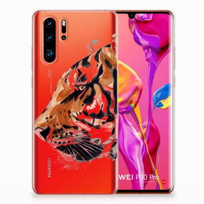 Smartphone hoesje Huawei P30 Pro Watercolor Tiger