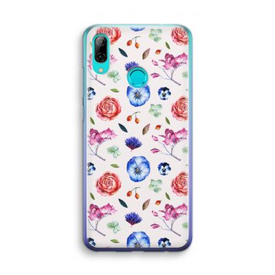 Bloemetjes: Huawei P Smart (2019) Transparant Hoesje