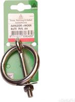 Aanlegring moer 8x75 rvs - Deltafix