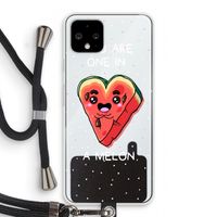 One In A Melon: Pixel 4 Transparant Hoesje met koord