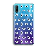 Eyes pattern: Huawei P30 Lite Transparant Hoesje