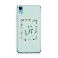 It's Lit: iPhone XR Transparant Hoesje