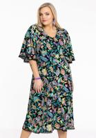 Yoek Jurk FOLK | Zwart | Maat 58/60
