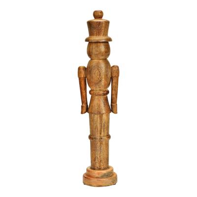 Notenkraker van mangohout naturel (B/H/D) 9x40x9 cm