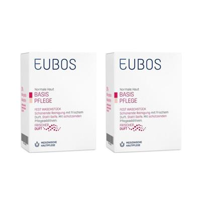 Eubos Duo Washing Bar Roze 2x125gr