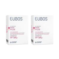 Eubos Duo Washing Bar Roze 2x125gr