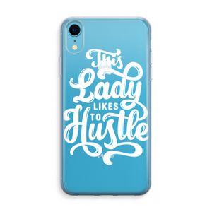 Hustle Lady: iPhone XR Transparant Hoesje