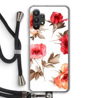 Roosjes: Samsung Galaxy A32 5G Transparant Hoesje met koord