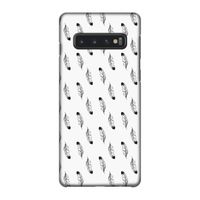 Pluimen: Samsung Galaxy S10 4G Volledig Geprint Hoesje