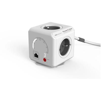 Allocacoc PowerCube Extended | WiFi | stekkerdoos stekkerdoos (Wit/grijs, België | Frankrijk)