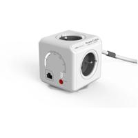 Allocacoc PowerCube Extended | WiFi | stekkerdoos stekkerdoos (Wit/grijs, België | Frankrijk)