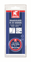 Griffon Draadsoldeer Tin/Koper 97/3 Massief | Ø 3.0 mm Blister | 50 g - 6312690