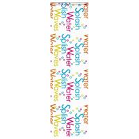 Doucherolgordijn met cassette 80x240 cm stofbreedte 76 cm