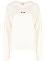 MSGM sweat à logo imprimé - Tons neutres