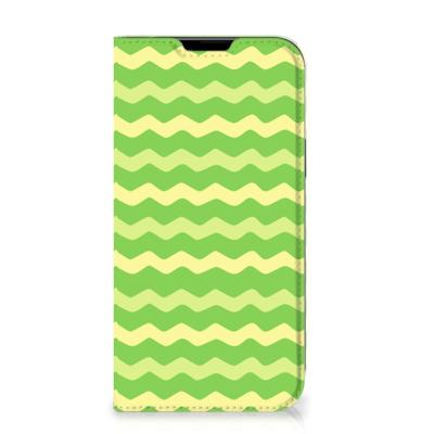 Apple iPhone 14 Plus | Hoesje met Magneet | Waves Green