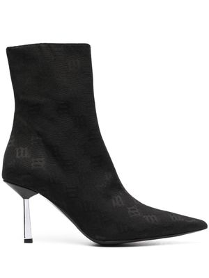 MISBHV bottines à bout pointu - Noir