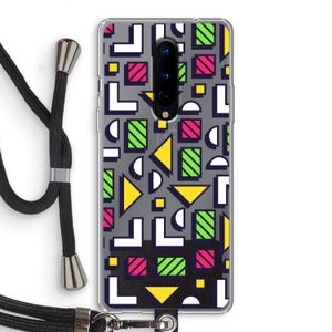 8-bit N°4: OnePlus 8 Transparant Hoesje met koord