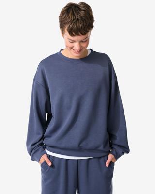 HEMA Dames lounge trui donkerblauw (donkerblauw)