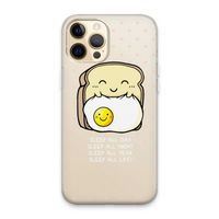 Sleep All Day: iPhone 13 Pro Max Transparant Hoesje