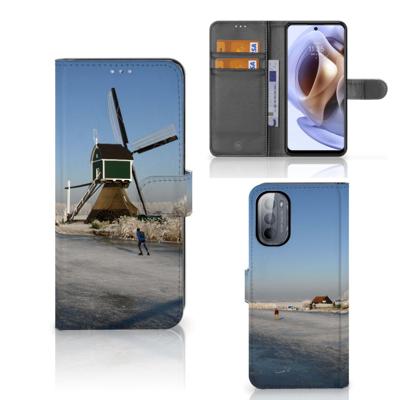 Motorola Moto G31 | G41 | Flip Cover | Schaatsers