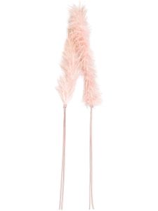 Prada Marabou feather belt - Rose