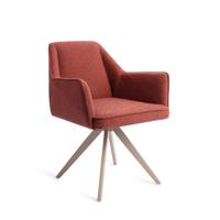 Jesper Home Draaibare Eetkamerstoel 'Tome' Turn Beige, kleur Shabby Saffron