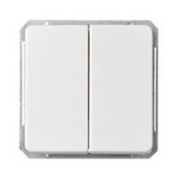 ELSO dubbele wisselschakelaar 2016 64 16 A zuiver wit 1 stuk(s)