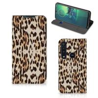 Motorola G8 Plus | Hoesje maken | Leopard