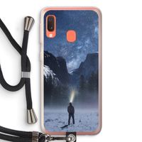 Wanderlust: Samsung Galaxy A20e Transparant Hoesje met koord Wanderlust: Samsung Galaxy A20e Transparant Hoesje met koord