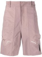 A-COLD-WALL* short Irregular Dye à logo imprimé - Violet