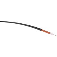 VER RG 58 C/U 50 Ohm Sp.100 Coaxkabel Buitendiameter: 4.95 mm RG Zwart 100 m VER RG 58 C/U 50 Ohm Sp.100 Coaxkabel Buitendiameter: 4.95 mm RG Zwart 100 m