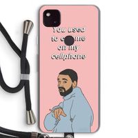 Hotline bling: Pixel 4a 5G Transparant Hoesje met koord