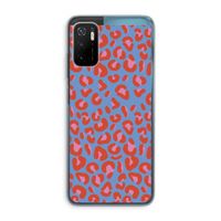Leopard blue: Xiaomi Poco M3 Pro 5G Transparant Hoesje Leopard blue: Xiaomi Poco M3 Pro 5G Transparant Hoesje