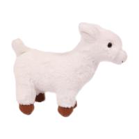 Knuffeldier Geit - zachte pluche stof - premium kwaliteit knuffels - wit - 22 cm   -