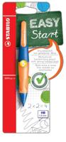 STABILO EASYergo vulpotlood, 1,4 mm, voor linkshandigen, blister van 1 stuk, marine en oranje - thumbnail