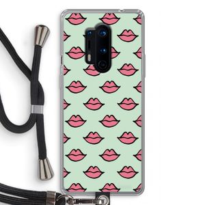 Lipjes: OnePlus 8 Pro Transparant Hoesje met koord