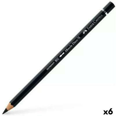 Potlood Faber-Castell Albrecht Dürer Aquarel Zwart Zeshoekig (6 Stuks)