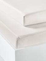 Set van 2 hoeslakens voor kinderen van gerecycled katoen ecru