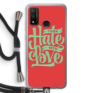 Turn hate into love: Huawei P Smart (2020) Transparant Hoesje met koord